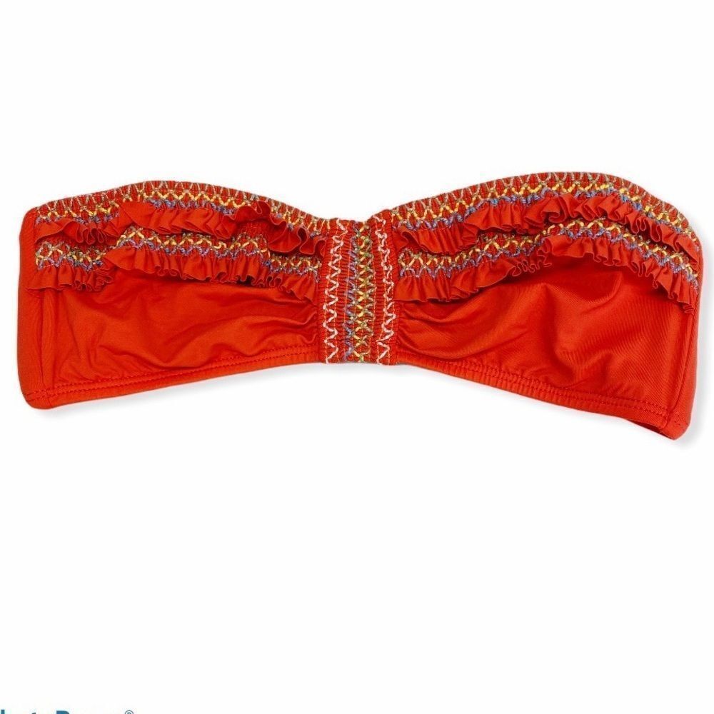 Lucky Brand Bimini Fever Bandeau Swim Top size Med